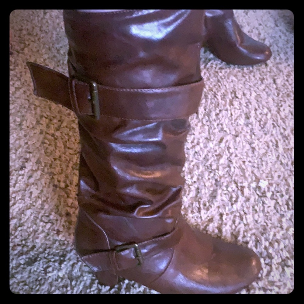 Brown boots